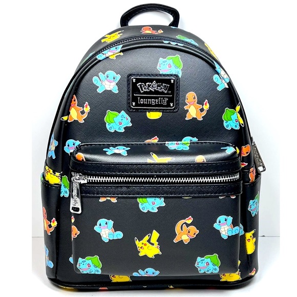 Loungefly Pokémon Starters exclusive mini backpack - Picture 2 of 7